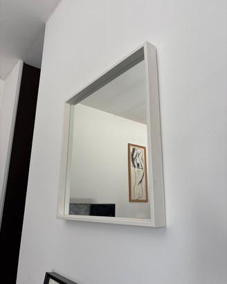 Specchio Ikea Nissedal Bianco 65x65