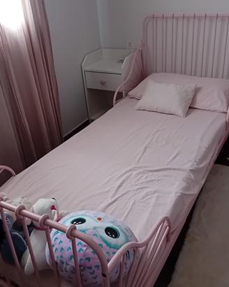 lettini ikea allungabile rosa