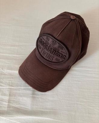 Cappello con visiera DSQUARED2 "Twins" originale
