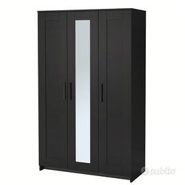 Guardaroba IKEA BRIMNES 3 ante – nero (117x190 cm)
