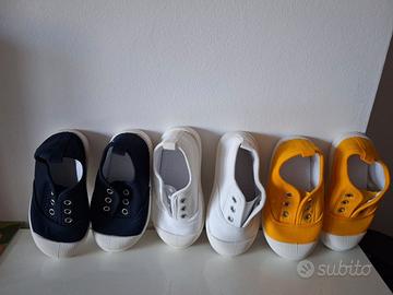 Scarpe bambino tela senza lacci misura 27 NUOVE