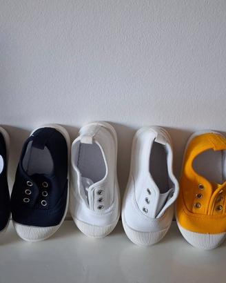 Scarpe bambino tela senza lacci misura 27 NUOVE