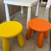 Tavolino giochi+2 sgabelli