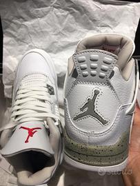 Jordan 4 Retro White Oreo 42