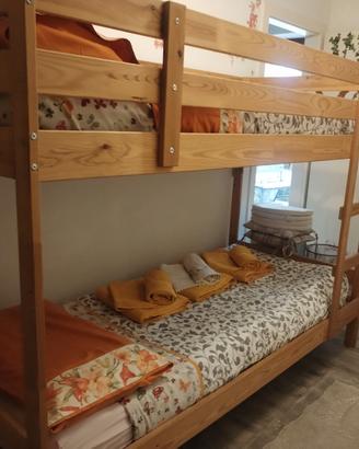 Letto a castello in legno