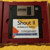 ROLAND SHOUT II Pro SMF Midi File - Floppy Disk