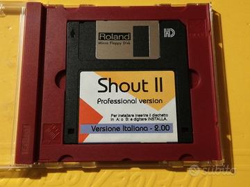 ROLAND SHOUT II Pro SMF Midi File - Floppy Disk