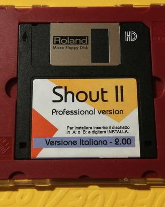 ROLAND SHOUT II Pro SMF Midi File - Floppy Disk