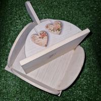 coppia portatovaglioli in legno