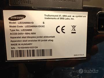 tv samsung 22