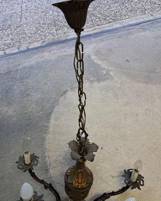 LAMPADARIO IN OTTONE