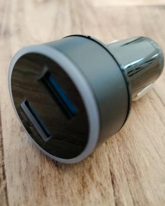 Carica cellulare da auto 2 USB