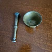 Mortaio di rame antico più di 100 anni 