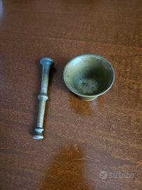 Mortaio di rame antico più di 100 anni 