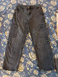 Jeans cargo STWD neri taglia 40