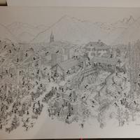 Poster artista Fabio Vettori "formichine"