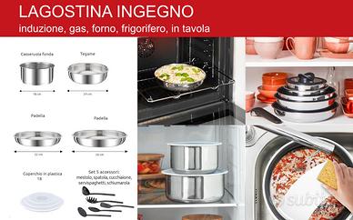 Pentole Acciaio inox Lagostina Ingegno - nuove