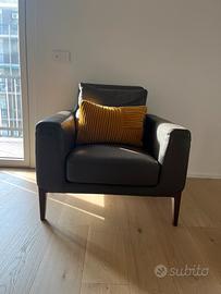 Divano e Poltrona in Pelle Ditre Mod. Miller