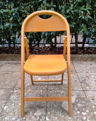 Sedie pieghevoli in legno