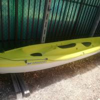 Kayak Canoa Bic Tobago 2+1 con 2 pagaie