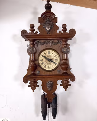 176357 Antico orologio a pendolo del XIX secolo