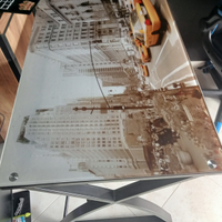 Tavolo scrivania vetro