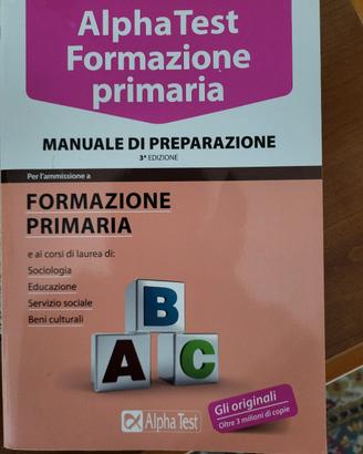 Libri Alpha test preparazione SCIENZE DELLA FORMAZ