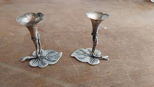 mini candelabri in argento