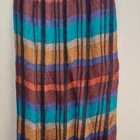 Gonna lunga stefanel  a righe multicolor taglia S