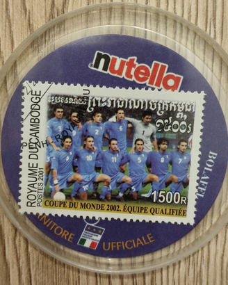 Francobolli Bolaffi Nazionale italiana Nutella