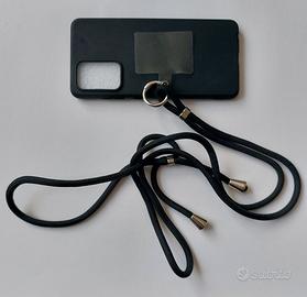 GALAXI A52 4G CUSTODIA CON TRACOLLA NERE NUOVA