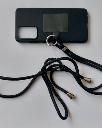 GALAXI A52 4G CUSTODIA CON TRACOLLA NERE NUOVA