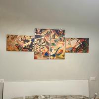 Dipinti su tela dell’opera “composizione VII”