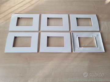 6X placca Bticino Livinglight LNA4803AR-LNA4803BI