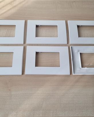 6X placca Bticino Livinglight LNA4803AR-LNA4803BI