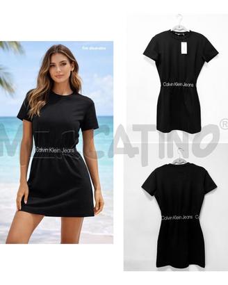 ABITO D CK 1/2M NERO XS NUOVO