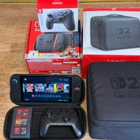 Nintendo Switch 2 super acessoriata e con giochi