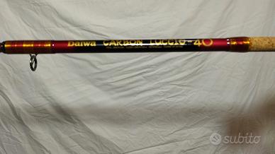 canna da pesca carbon luccio con mulinello