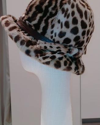 Cappello da donna in ocelot.