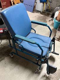 Sedia comoda WC imbottita