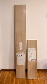 Mensole IKEA LACK effetto rovere