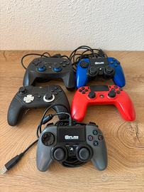 Lotto 5 Joystick per PS4 non originali
