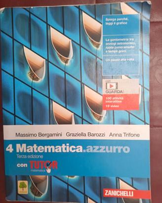 Matematica azzurro 4 terza edizione