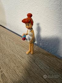 Mini figure vintage Wilma Flintstone cartone toys