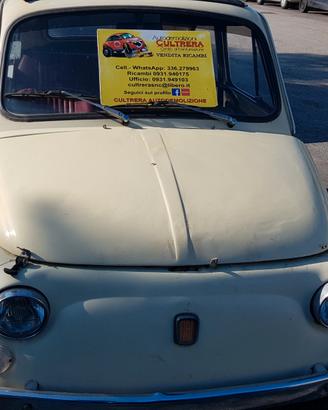 Ricambi vari fiat 500 l anno 1970 cc 500 b