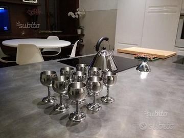 IMCO 9 Calici in acciaio 18/10 NUOVI