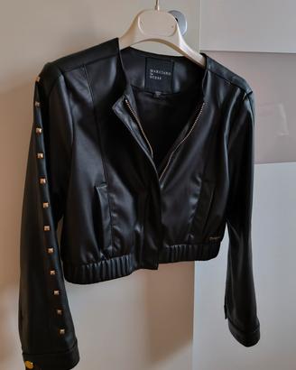 giubbetto ecopelle guess e giubbetto jeans
