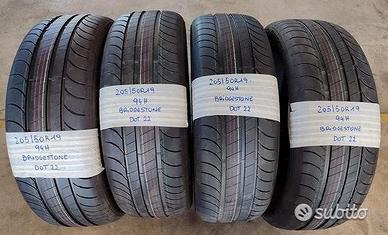 4 Gomme 205/50R19 Bridgestone Estive NUOVE