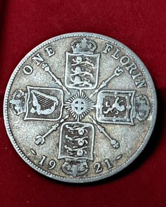 Regno Unito, 1 florin 1921 in argento