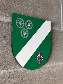 Quadro stemmi rioni di asti